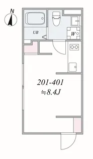 trias184【4階】の間取り