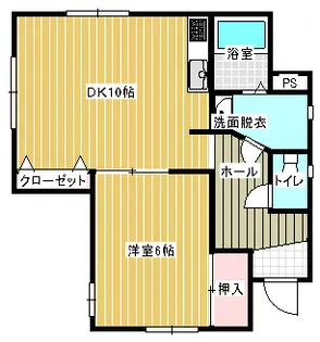 グレース・出雲【1階】の間取り