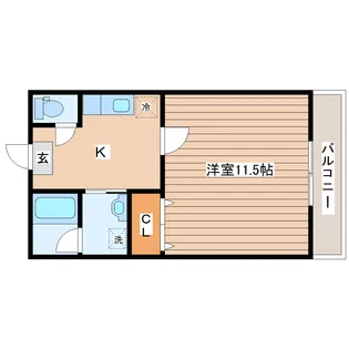 コージーコート高森B【3階】の間取り