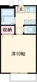 トミーハイツアルカディア【1階】の間取り