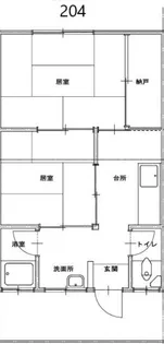 本町荘【2階】の間取り
