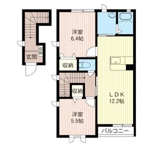 スピカB【2階】の間取り