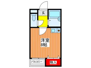 Gワンハイツ【3階】の間取り