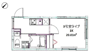 トレスコート目黒本町【3階】の間取り