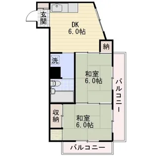 長野県長野市大字稲葉【マンション】の間取り