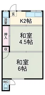 第1永楽荘【1階】の間取り