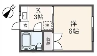 アンドーコーポ【1階】の間取り