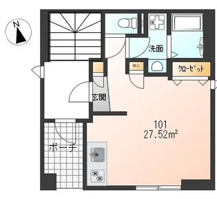 VIOLET小島【1階】の間取り