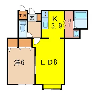 グレートビューF3・3 A【1階】の間取り