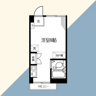 スペースポエム【2階】の間取り