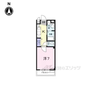 クラールコート【2階】の間取り