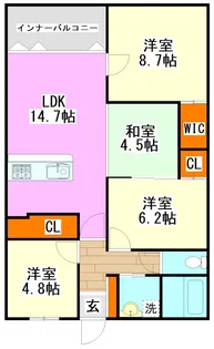 MIKIHOUSEV【2階】の間取り