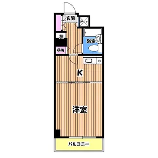 コスモリード八王子【3階】の間取り