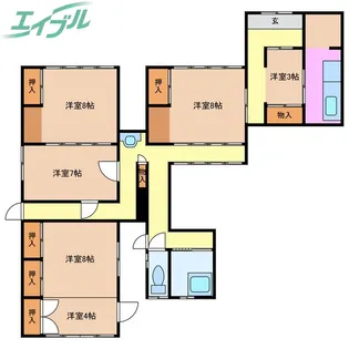 三重県多気郡明和町大字大淀甲【一戸建】の間取り