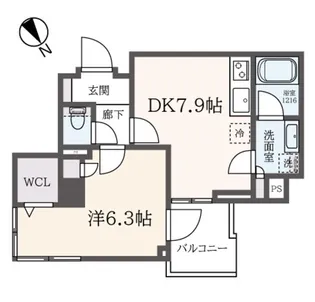 神奈川県川崎市多摩区登戸【マンション】の間取り