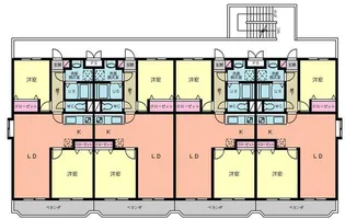 パストラルパレス豊岡【1階】の間取り