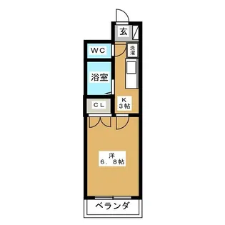 石原マンション【4階】の間取り