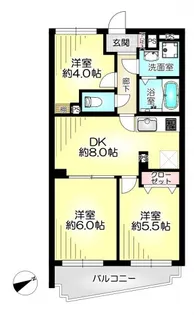 ヴィラすすきの【2階】の間取り