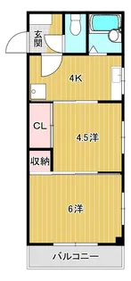 グランフィール幡生【3階】の間取り