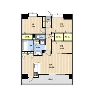 LIBTH菊陽【2階】の間取り