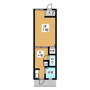ノースヴィレッジ【1階】の間取り