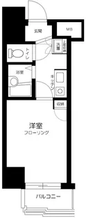 東京都品川区西五反田6【マンション】の間取り