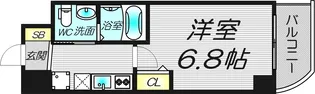 大阪府大阪市西区九条南3【マンション】の間取り