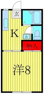 パークサイド六高台【2階】の間取り