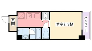 セレーノ西宮【2階】の間取り