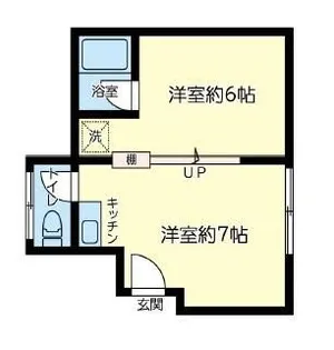 第2福原マンション【5階】の間取り