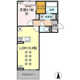 Solaire【2階】の間取り