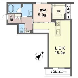 メゾン・ド・ソラ【2階】の間取り