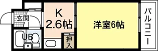 SS江波ビル【4階】の間取り