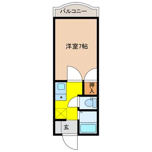 サバービア拓栄【2階】の間取り