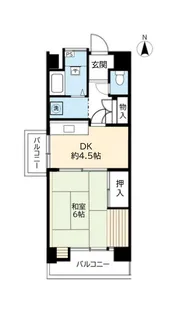 URポートアイランド【10階】の間取り