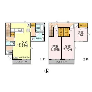 神奈川県横浜市戸塚区名瀬町【アパート】の間取り