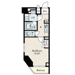 東京都港区芝5【マンション】の間取り