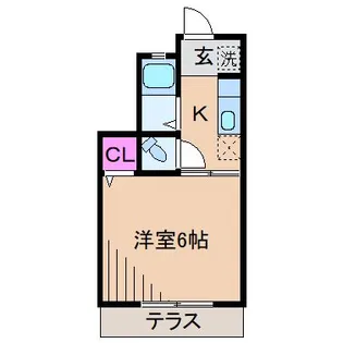 サンロイヤル元住吉【1階】の間取り