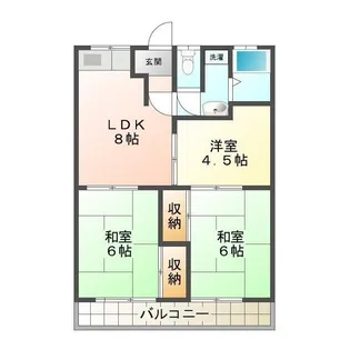 フェリシア津【3階】の間取り