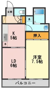 ガーデンビル【3階】の間取り