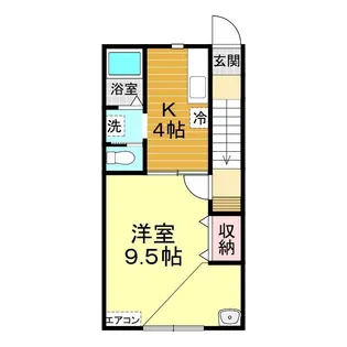 パスタココ【2階】の間取り