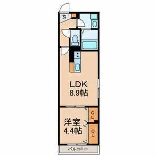 IZ(イズ)【1階】の間取り