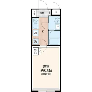 Liberte板橋本町【2階】の間取り