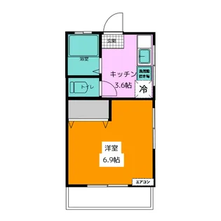 丸泰コーポ【2階】の間取り
