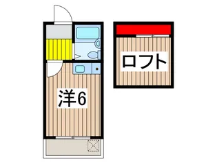 アレックス桂【1階】の間取り