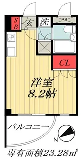 千葉県市川市欠真間2【マンション】の間取り