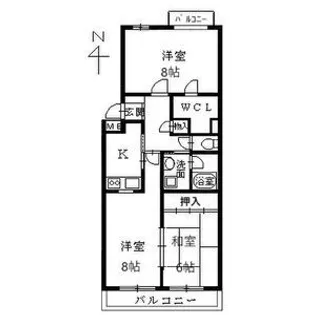 ウィステリア32【3階】の間取り