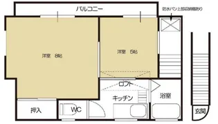 グレード北【3階】の間取り