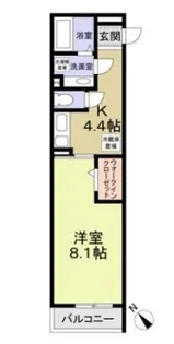ブラン・ピュール【2階】の間取り