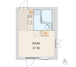 モデリアブリュット神楽坂【2階】の間取り